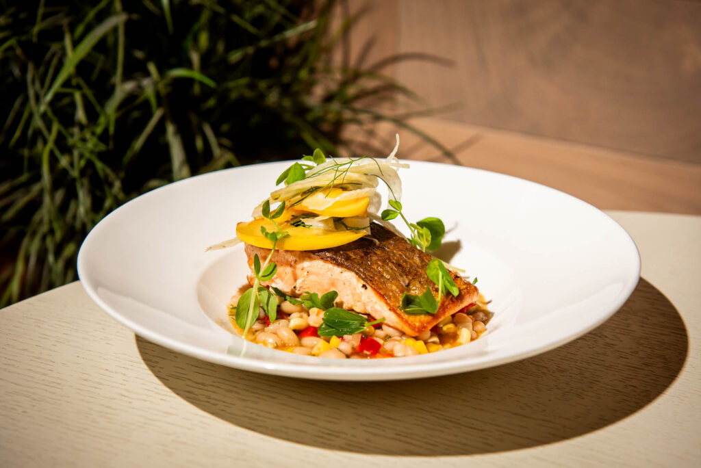Seared Atlantic Salmon